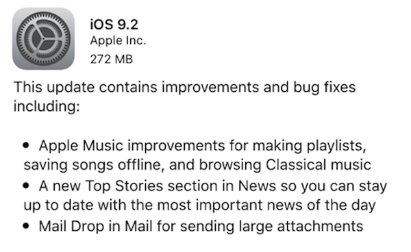 10 ฟีเจอร์เด่นที่น่าสนใจของ iOS 9.2 มีอะไรบ้าง