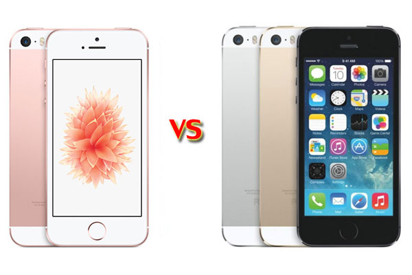 เปรียบเทียบ iPhone SE VS iPhone 5s