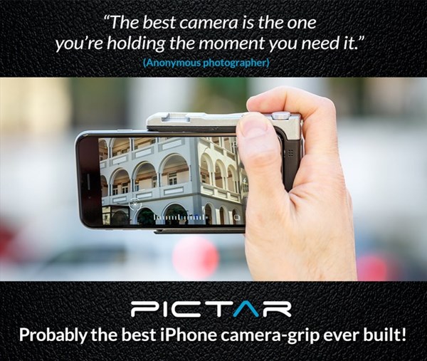 PICTAR อุปกรณ์กล้องเสริมสำหรับ iPhone