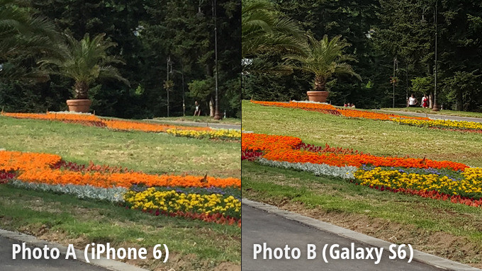 เปรียบเทียบภาพถ่าย Galaxy S6 ชนะ iPhone 6