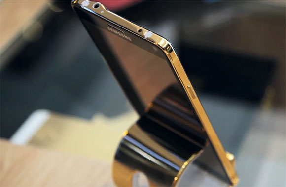 เปิดตัว Samsung Galaxy Note 4 24K Gold Edition เคลือบทองคำแท้