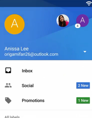 Gmail บน Android เตรียมอัพเดทใหม่ รองรับ Outlook/Yahoo!