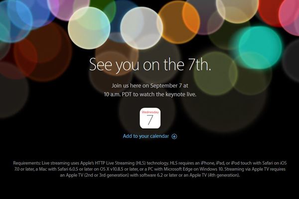 แอปเปิลจะเปิดตัว iPhone 7