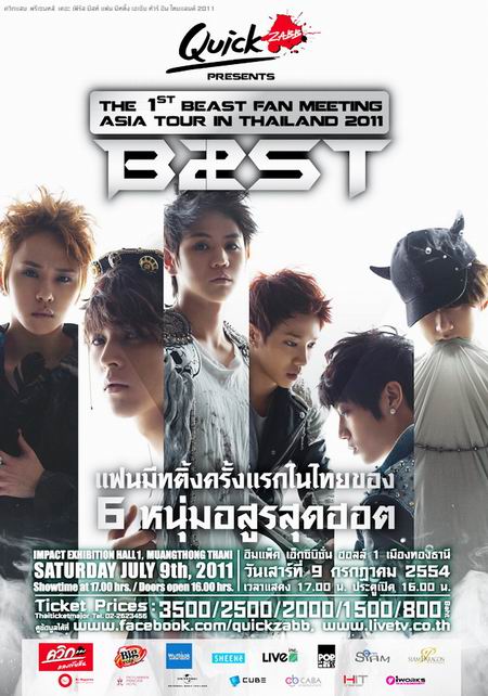 The 1st Beast Fan Meeting Asia Tour In Thailand 2011
