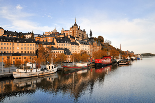 Stock in Stockholm, Sweden.