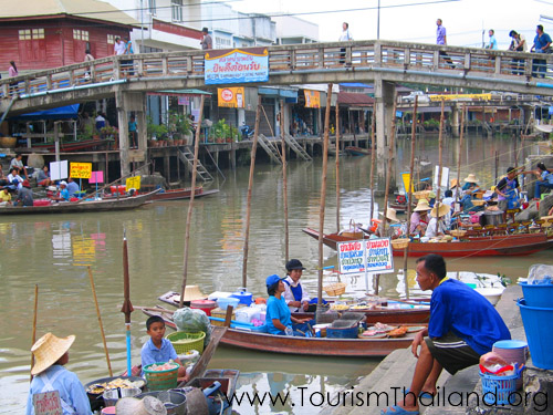 ตลาดน้ำอัมพวา ตลาดน้ำอัมพวา