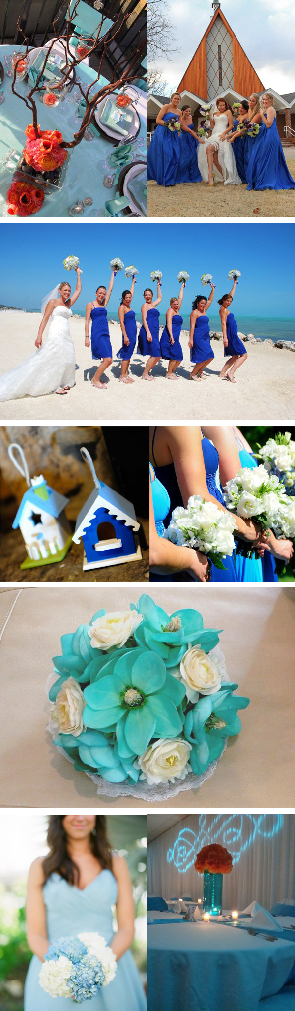 ธีมแต่งงานสีฟ้า