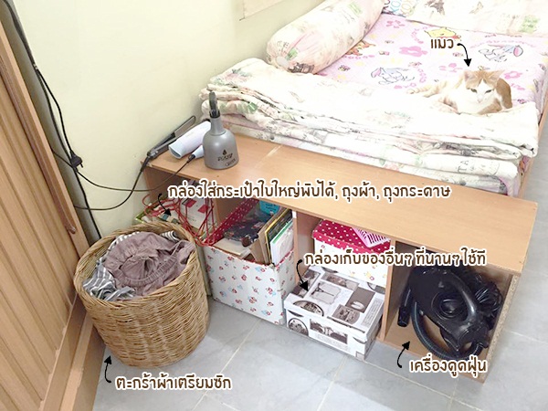 ทริคเด็ดจัดระเบียบห้องนอนเล็กของเยอะ ฉบับสาวโสด ทริคเด็ดจัดระเบียบห้องนอนเล็กของเยอะ ฉบับสาวโสด