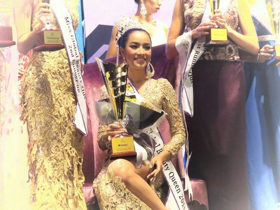 ปิงปอง เวธกา เพ็ชรสุข ตัวแทนสาวไทย คว้ามงกุฎ Miss Global Beauty Queen 2015