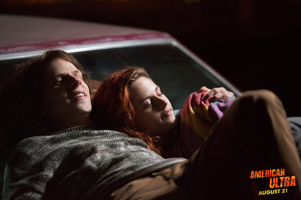 คริสเตน สจ๊วต-เจสซี่ ไอเซนเบิร์ก อวดโฉมโปสเตอร์ใหม่ American Ultra