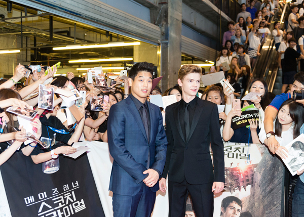 ไคฮองลี คืนถิ่น พา โทมัส เปิดตัว Maze Runner : The Scorch Trials