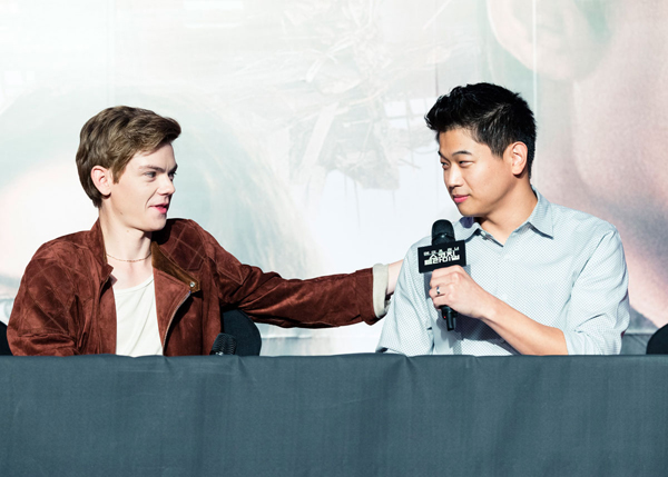 ไคฮองลี คืนถิ่น พา โทมัส เปิดตัว Maze Runner : The Scorch Trials