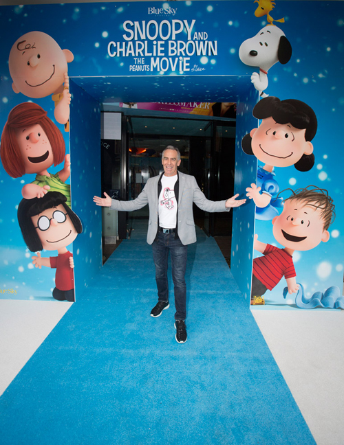 ผู้กำกับ สตีฟ มาร์ติโน่ ร่วมงาน The Peanuts Movie - London Special Screening เพื่อระดมทุนการกุศล
