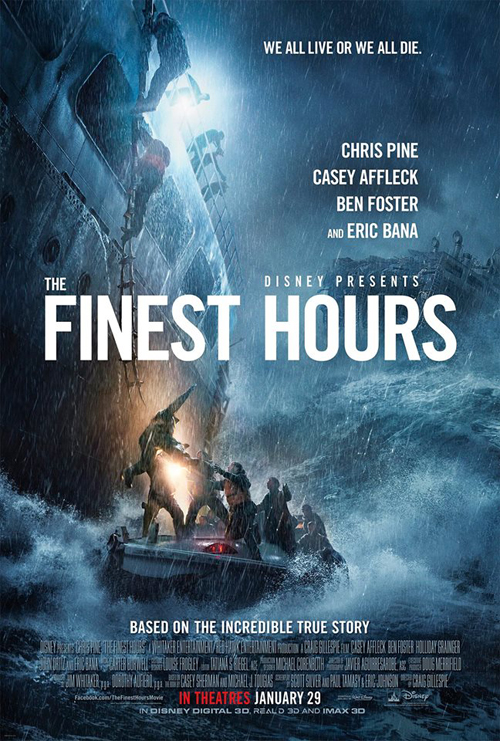 คริส ไพน์ นำทีมกู้ชีพกลางพายุคลั่งใน The Finest Hours 