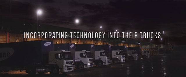 Samsung safety Truck Samsung safety Truck