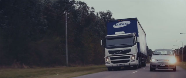 Samsung safety Truck Samsung safety Truck