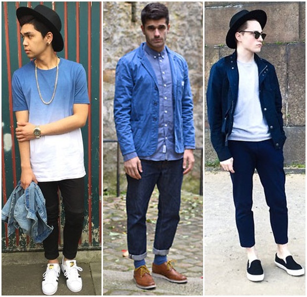 เสื้อผ้าผู้ชาย สีน้ำเงิน เสื้อผ้าผู้ชาย สีน้ำเงิน