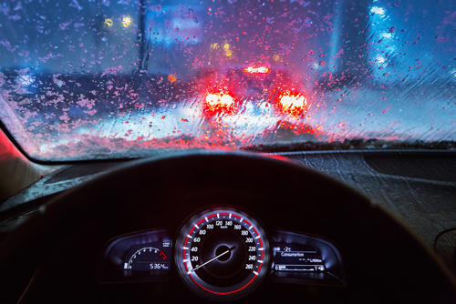 วิธีขับรถหน้าฝน