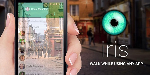 Iris Walk While Using Any App แอพฯ ตาที่สามช่วยมองทางขณะเดินเล่นมือถือ