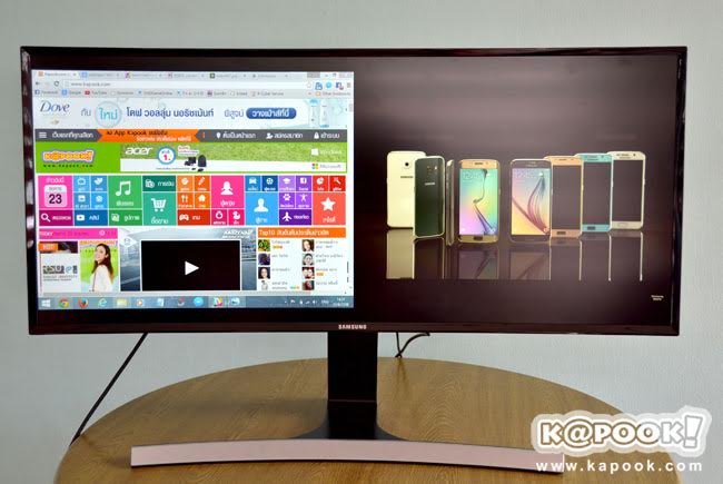 รีวิว Samsung SE790C Curve Monitor รีวิว Samsung SE790C Curve Monitor