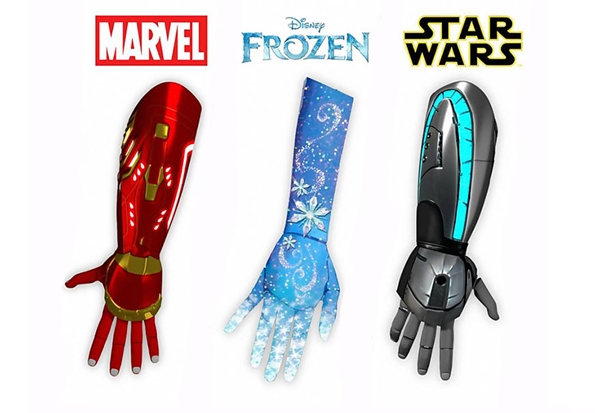 Disney ผลิตแขนเทียม Iron Man, Frozen, Star Wars