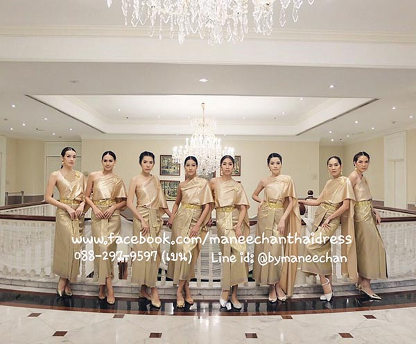 ร้านเช่าชุดเพื่อนเจ้าสาวชุดไทย ร้านเช่าชุดเพื่อนเจ้าสาวชุดไทย