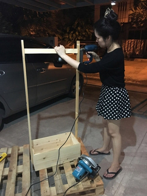 DIY ราวแขวนเสื้อ DIY ราวแขวนเสื้อ