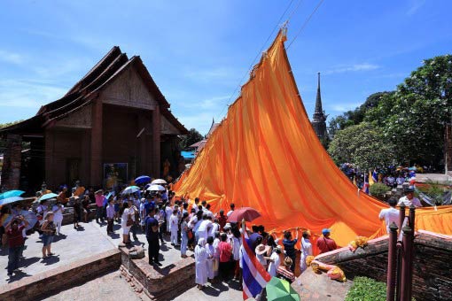 ห่มผ้าพระเจดีย์ชัยมงคล วัดใหญ่ชัยมงคล ห่มผ้าพระเจดีย์ชัยมงคล วัดใหญ่ชัยมงคล