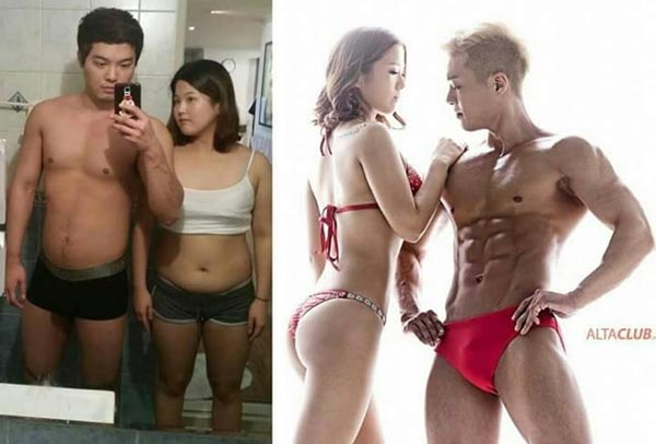 คู่รักจับมือกันฟิตหุ่น คู่รักจับมือกันฟิตหุ่น