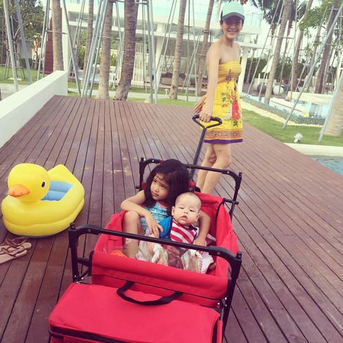 คุณแม่ดาราออกกำลังกาย คุณแม่ดาราออกกำลังกาย