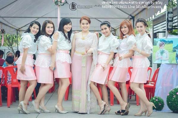 ร้านเช่าชุดเพื่อนเจ้าสาวชุดไทย ร้านเช่าชุดเพื่อนเจ้าสาวชุดไทย