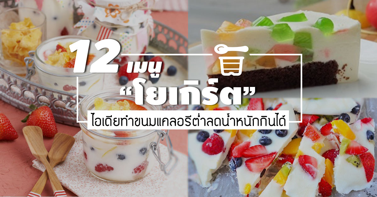 เมนูโยเกิร์ต เมนูโยเกิร์ต