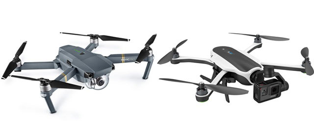 DJI Mavic Pro vs GoPro Karma DJI Mavic Pro vs GoPro Karma