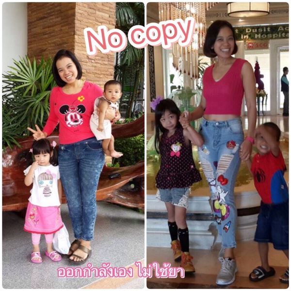 วิธีลดความอ้วน คุณแม่ลูกสอง วิธีลดความอ้วน คุณแม่ลูกสอง