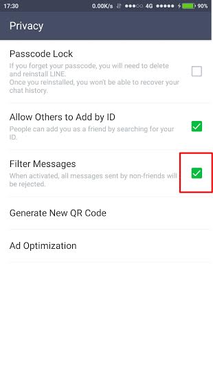 วิธีตั้งค่า LINE ไม่ให้คนที่ไม่ใช่เพื่อนส่งข้อความมาหาได้