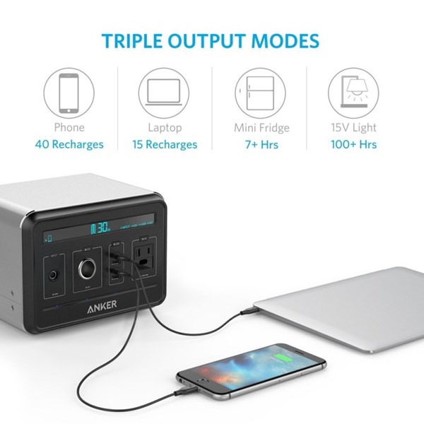 Anker PowerHouse แบตเตอรี่พกพา Anker PowerHouse แบตเตอรี่พกพา