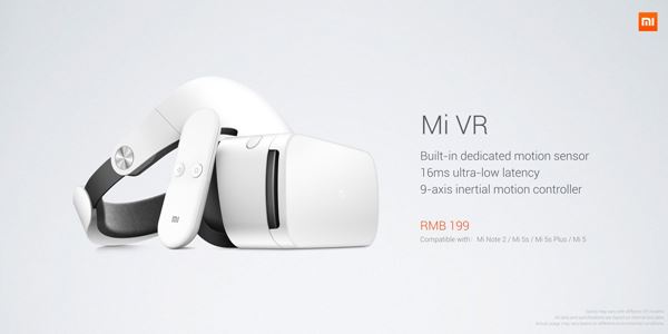 Xiaomi เปิดตัว Mi VR 