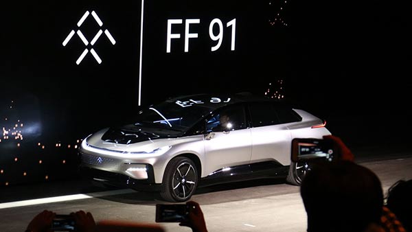 FaradayFutureFF91รถยนต์ไฟฟ้า FaradayFutureFF91รถยนต์ไฟฟ้า