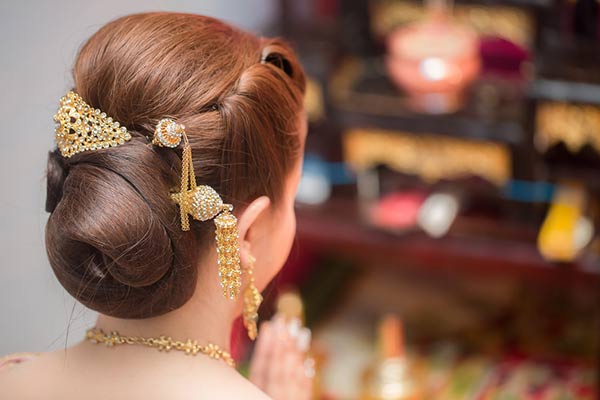 ทรงผมเจ้าสาวชุดไทย ทรงผมเจ้าสาวชุดไทย