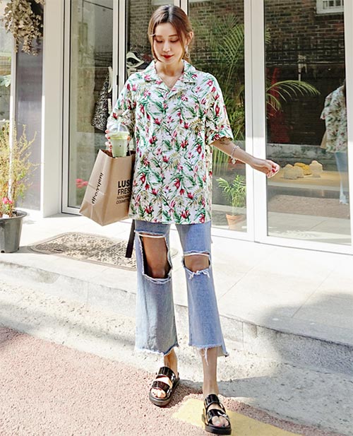 เสื้อลายดอก เสื้อลายดอก