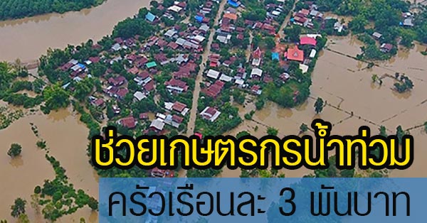 เยียวยาน้ำท่วม เยียวยาน้ำท่วม
