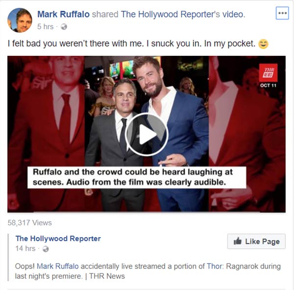 Mark Ruffalo Mark Ruffalo