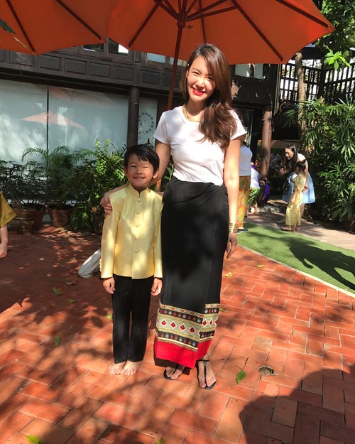 ลูกดารา แต่งชุดไทย วันลอยกระทง ลูกดารา แต่งชุดไทย วันลอยกระทง