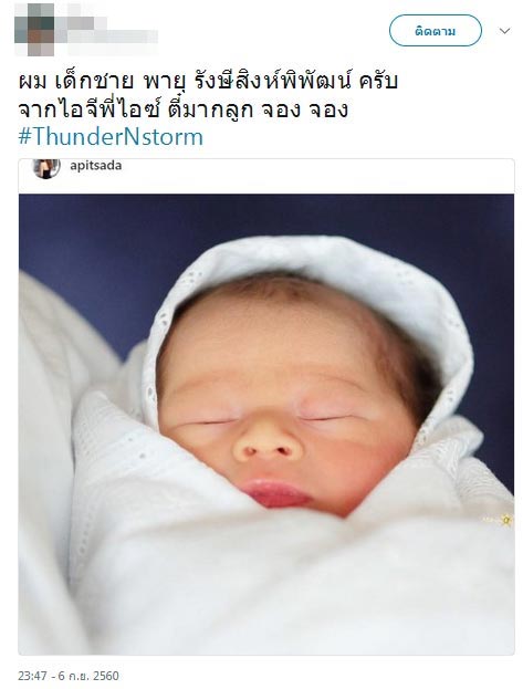 น้องสายฟ้า น้องพายุ น้องสายฟ้า น้องพายุ