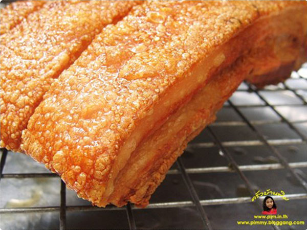 เมนูหมูกรอบ