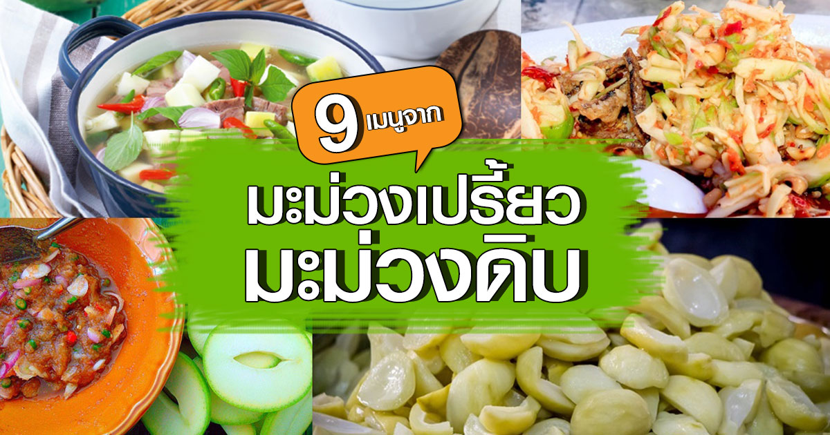เมนูมะม่วงเปรี้ยว เมนูมะม่วงเปรี้ยว
