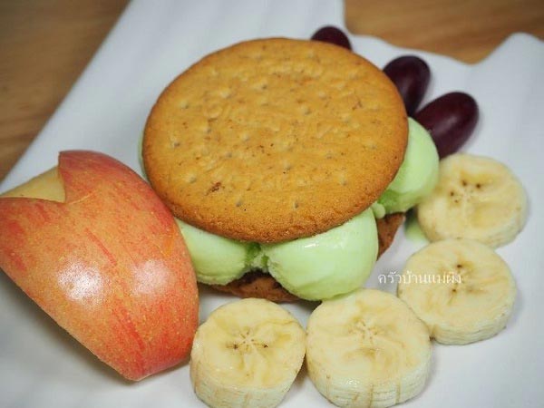 แซนด์วิชไอศกรีมเมลอน แซนด์วิชไอศกรีมเมลอน