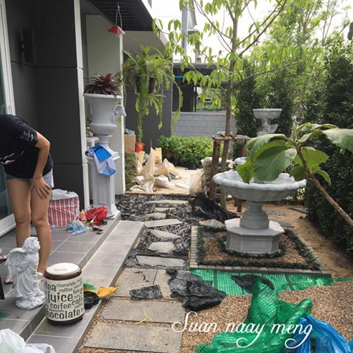 จัดสวนหน้าบ้านพื้นที่น้อย จัดสวนหน้าบ้านพื้นที่น้อย