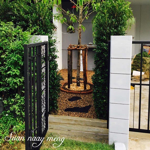 จัดสวนหน้าบ้านพื้นที่น้อย จัดสวนหน้าบ้านพื้นที่น้อย