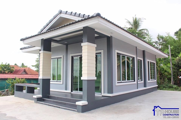 แบบบ้านชั้นเดียว 2 ห้องนอน 1 ห้องน้ำ แบบบ้านชั้นเดียว 2 ห้องนอน 1 ห้องน้ำ
